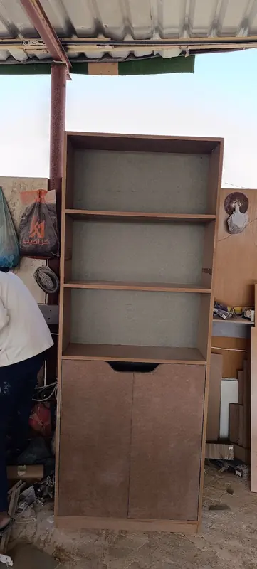 Tall cabinet ready to leave the workshop